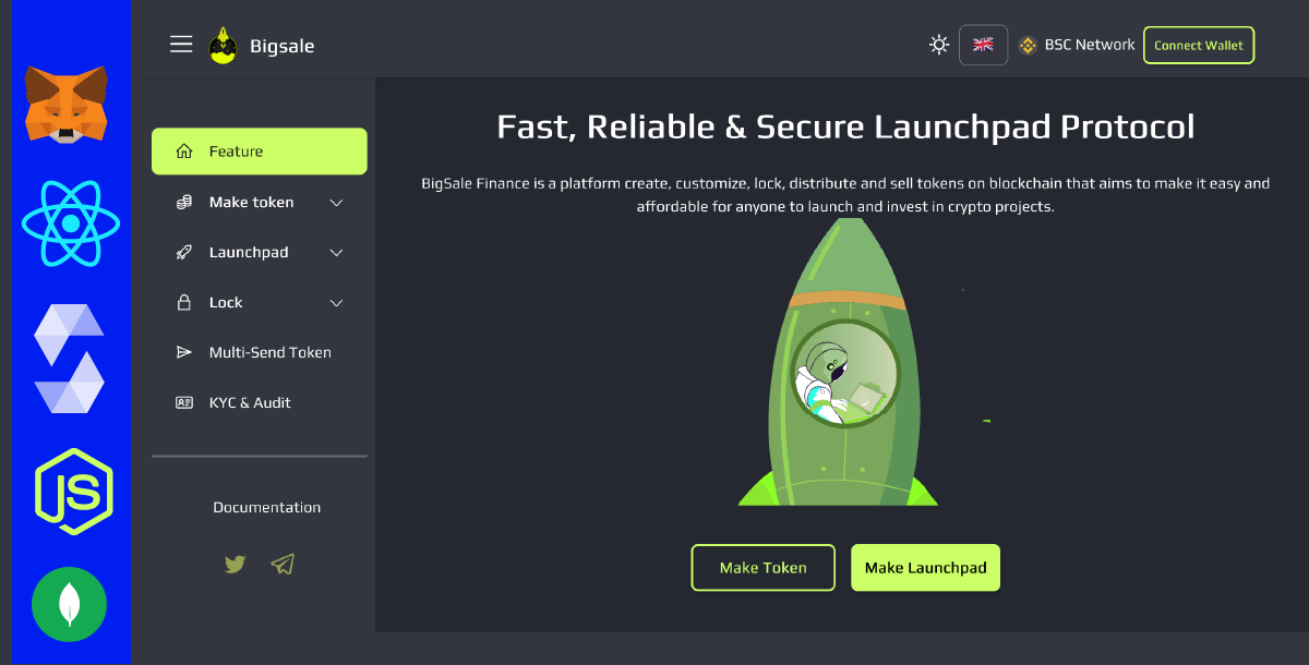 BigSale Clone Script - Decentralized Launchpad