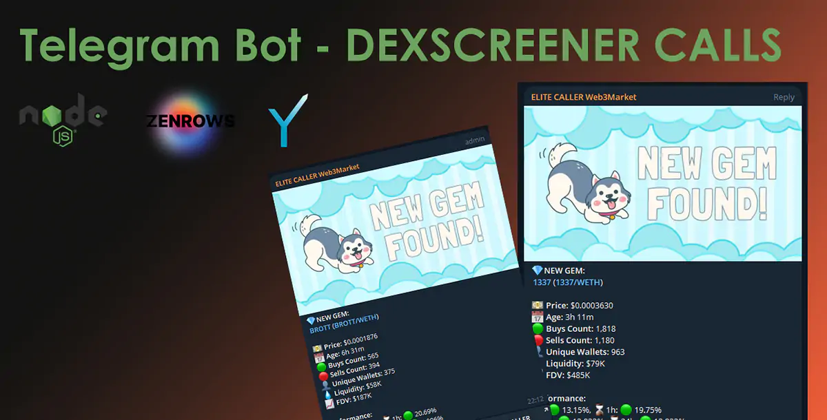 Telegram Bot - DEXSCREENER CALLS